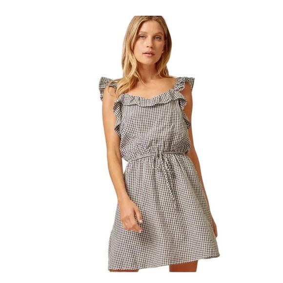 NWT Andree Gingham Off Shoulder Dress Size 1X - Picture 11 of 12